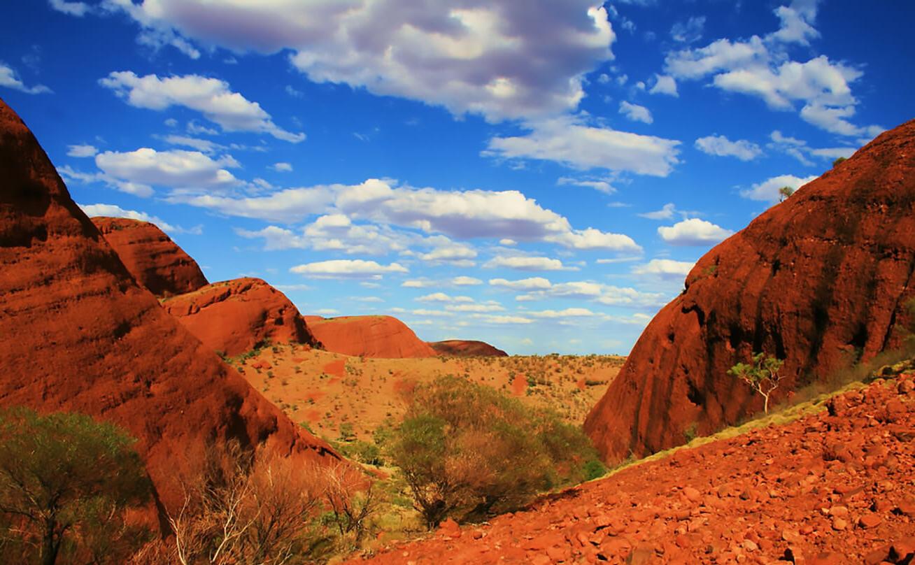 岩石沙漠景观